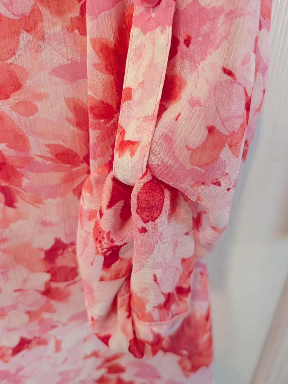 KUT Watercolour Floral Button-Up Blouse Size XL - Picture 2 of 6